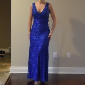 Blue Lace Gown